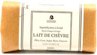 Savon à froid soins visage 5 huiles lait de chèvre