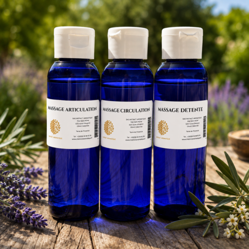 Trio huiles de massage 3 x 100 ml