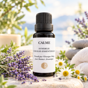 CALME - Synergie de 7 huiles essentielles bio pour la détente - 15 ml