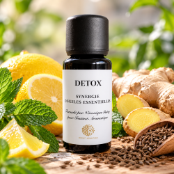DETOX - Synergie de 4 huiles essentielles bio pour se détoxifier - 15 ml