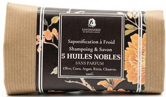 Shampoing et savon à froid aux 5 huiles nobles