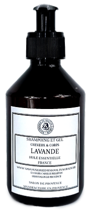 Shampoing gel douche huile essentielle Lavande 250 ml