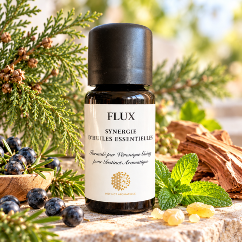 FLUX - Synergie de 5 huiles essentielles pour des jambes légères - 15 ml 