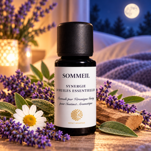 SOMMEIL - Synergie de 6 huiles essentielles bio apaisantes - 15 ml