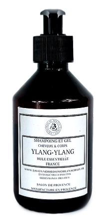Shampoing gel douche huile essentielle Ylang Ylang 250 ml